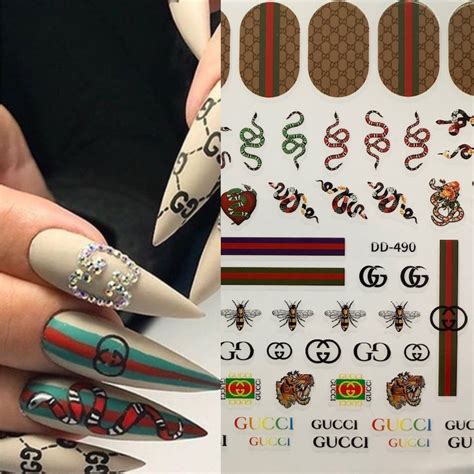 Gucci Nail Art Stickers 